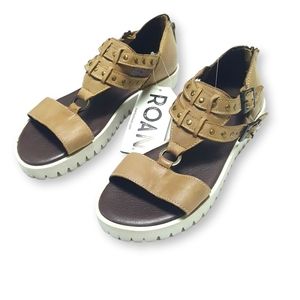 Roan Studded Buckle Platform Sandal